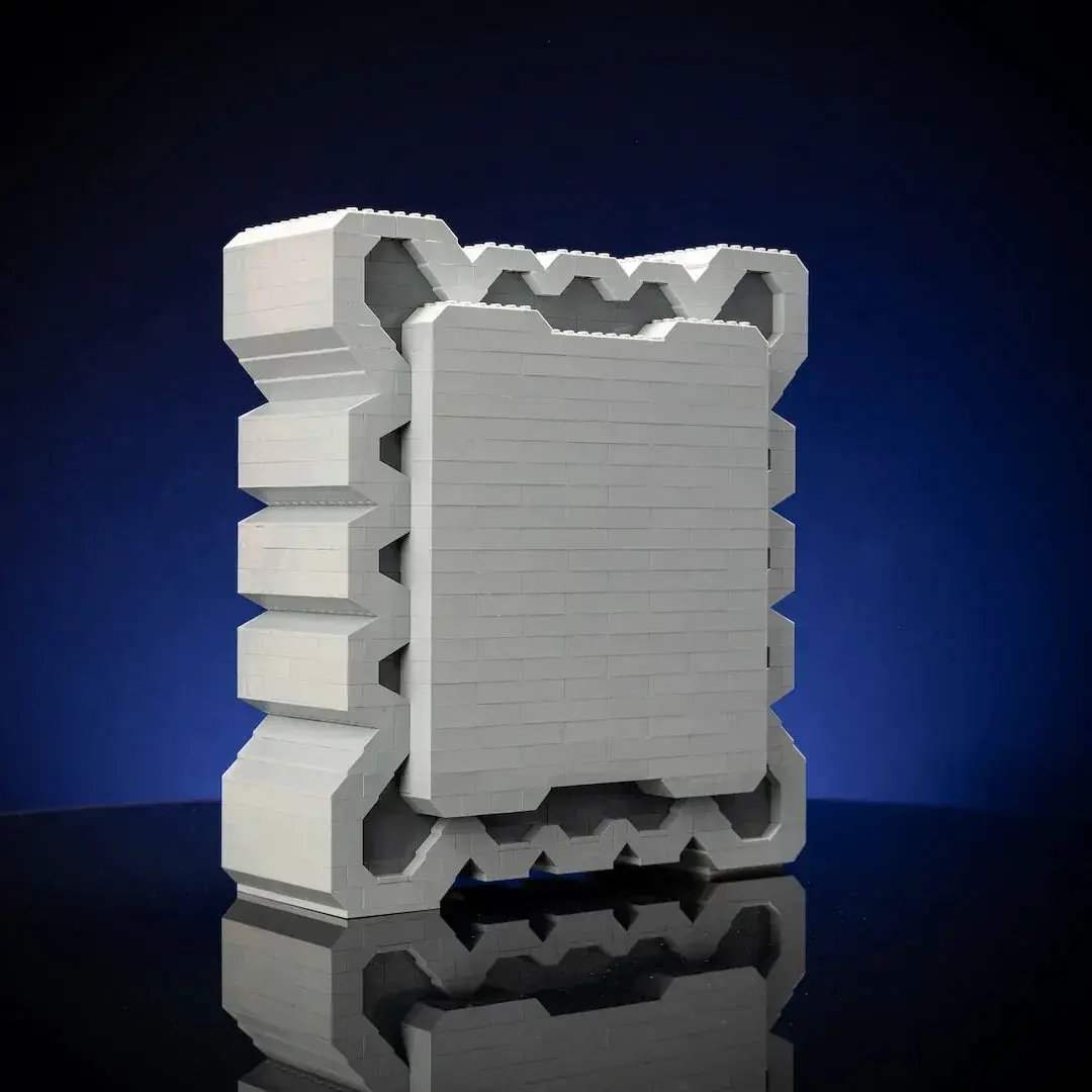 Huge Life Size Angry Block LEGO Sculpture For Display - ToylandEU