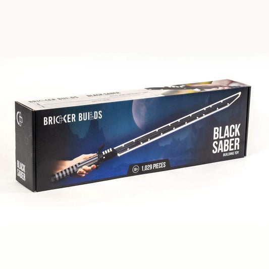 Life Size LEGO Lightsaber Replica Black Saber Display - ToylandEU