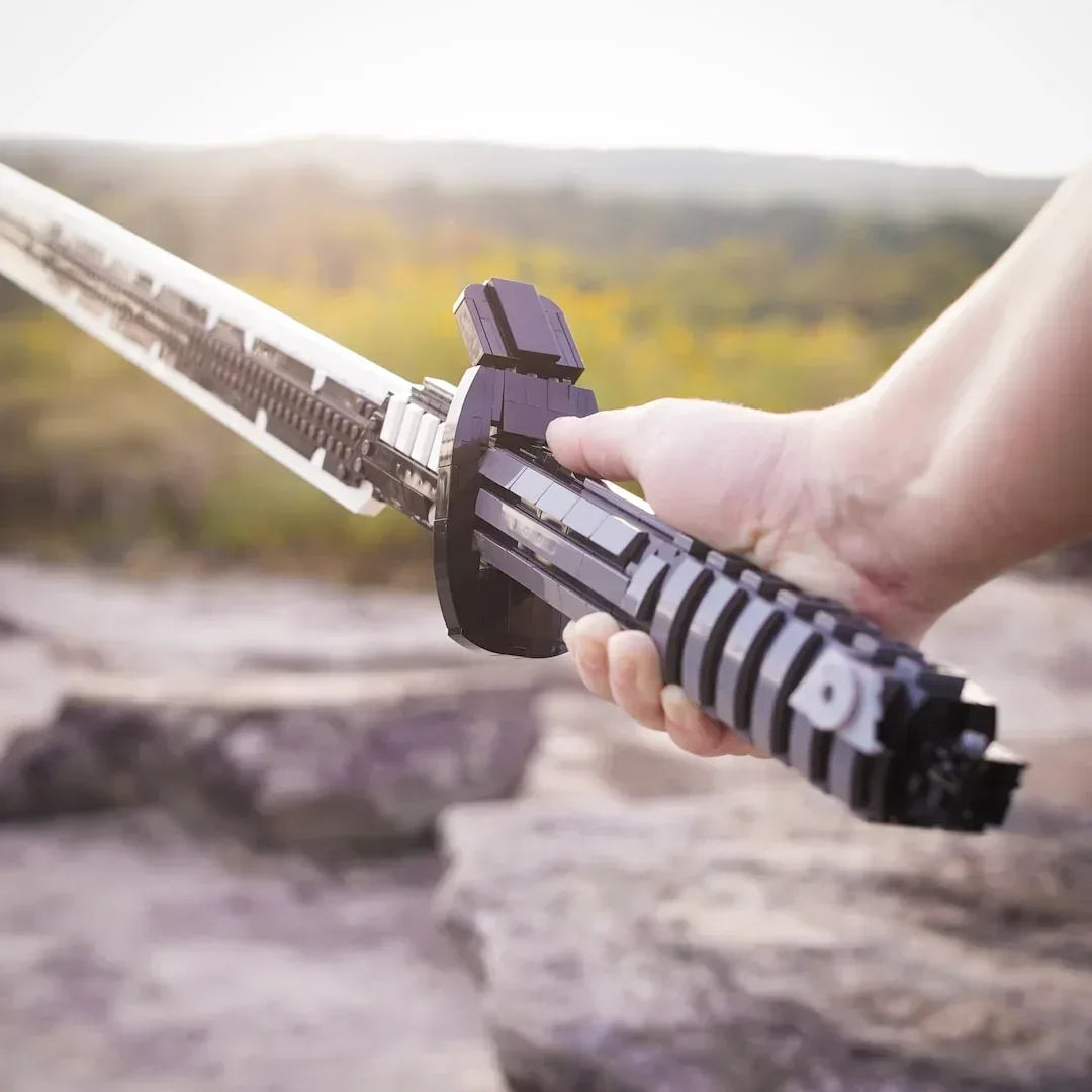 Life Size LEGO Lightsaber Replica Black Saber Display - ToylandEU
