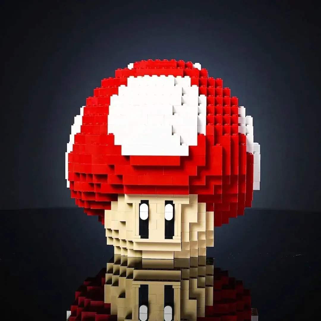 LEGO Red Mushroom Life Sized Display Model For Collectors - ToylandEU