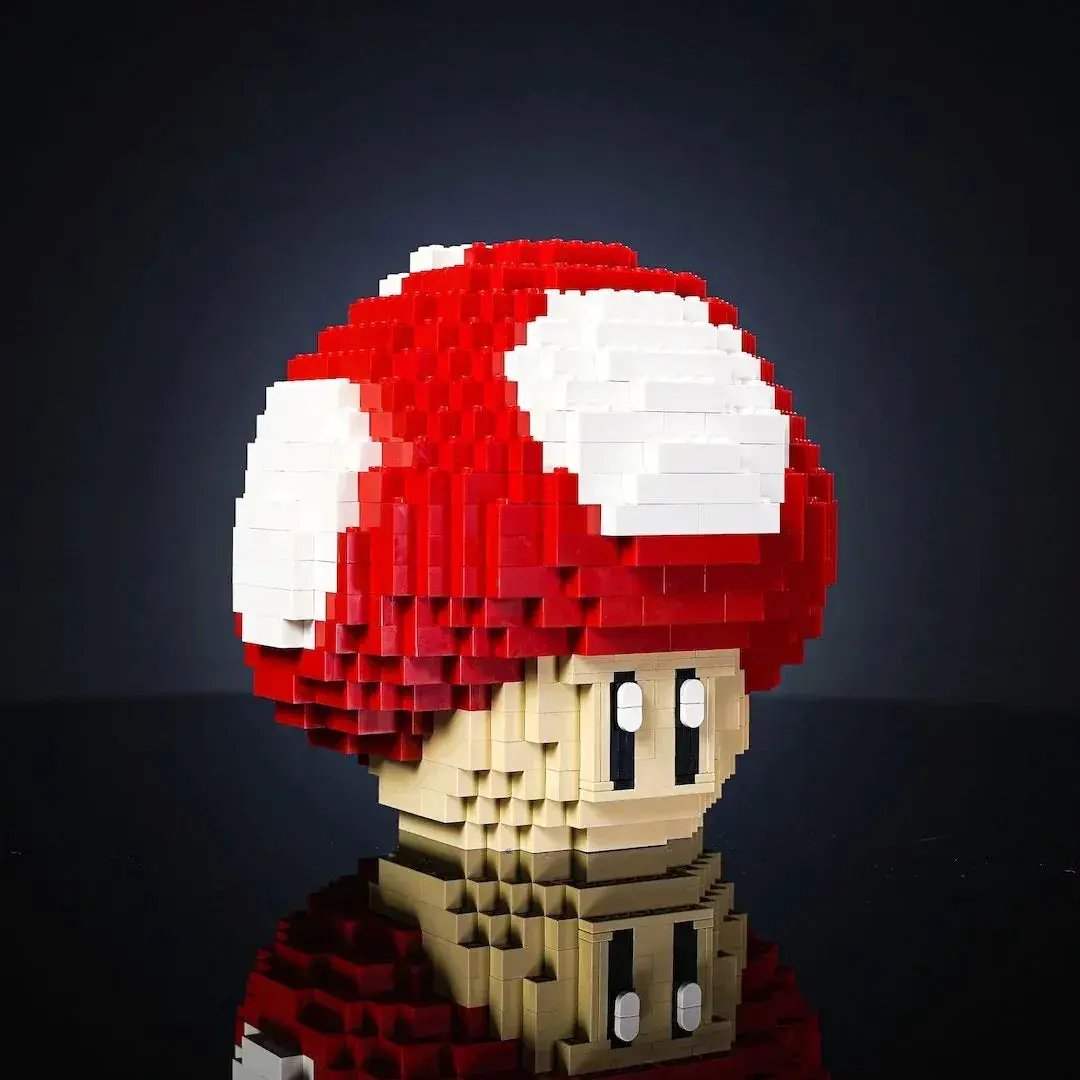 LEGO Red Mushroom Life Sized Display Model For Collectors - ToylandEU