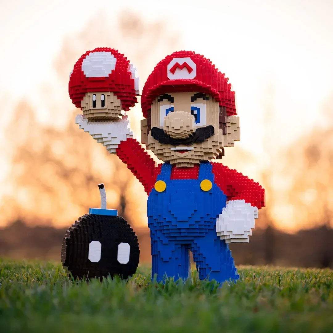 LEGO Red Mushroom Life Sized Display Model For Collectors - ToylandEU