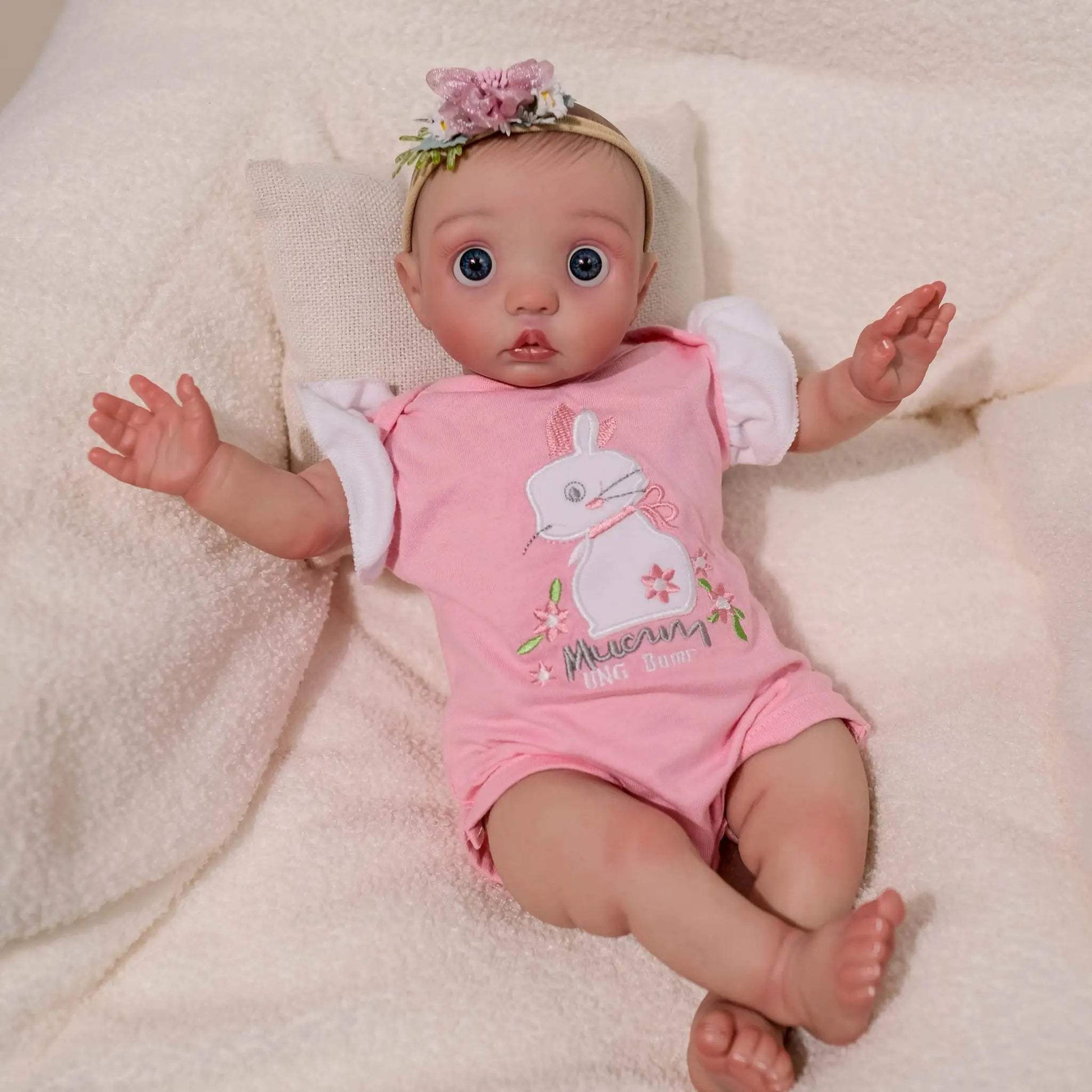 Lifelike 16 Inch Baby Doll Handmade Vinyl Soft Touch Collectible - ToylandEU