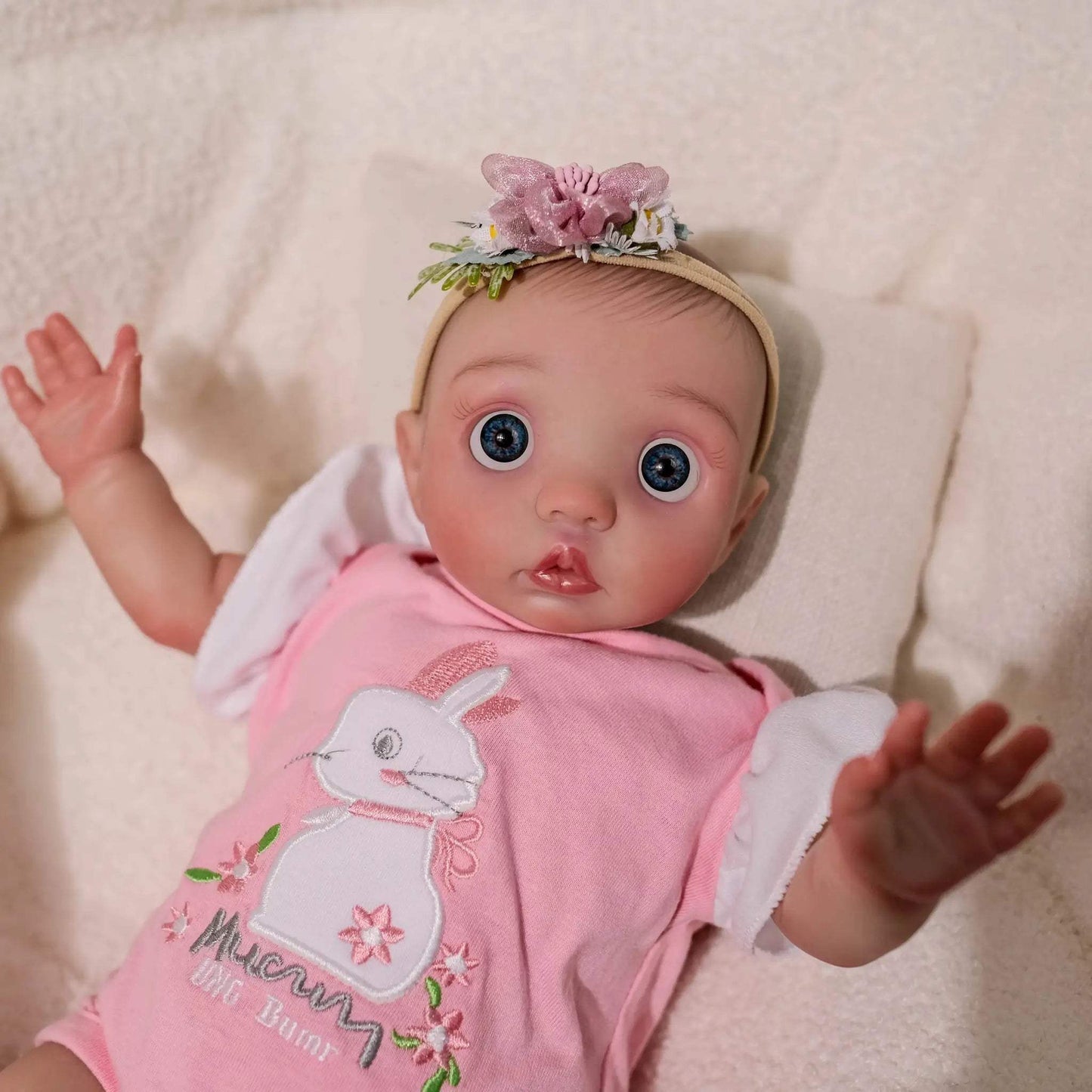 Lifelike 16 Inch Baby Doll Handmade Vinyl Soft Touch Collectible - ToylandEU