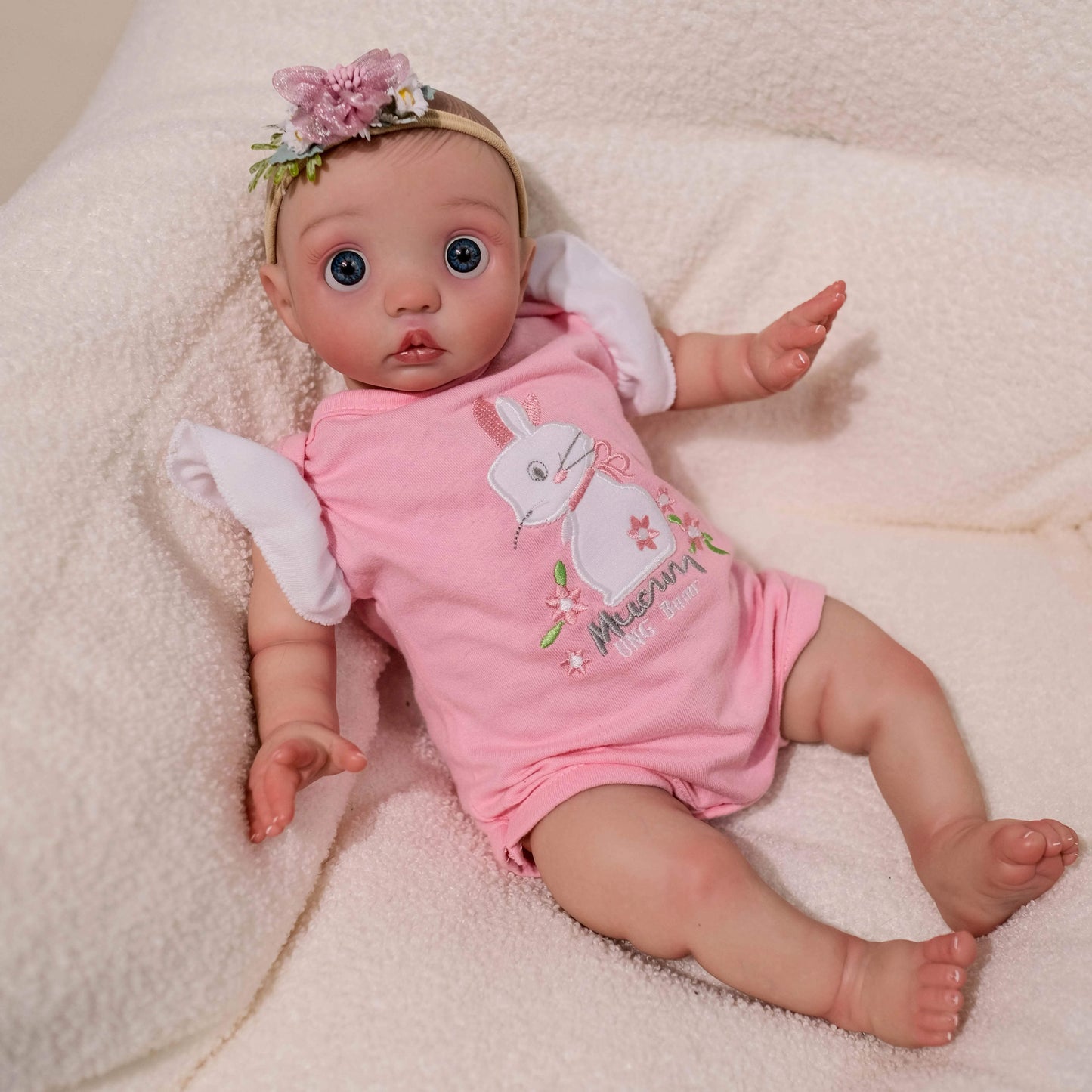 Lifelike 16 Inch Baby Doll Handmade Vinyl Soft Touch Collectible - ToylandEU