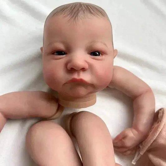  Lifelike 19" Reborn Doll Levi Awake Kit with 3D Paintings and Cloth  -  ToylandEU™