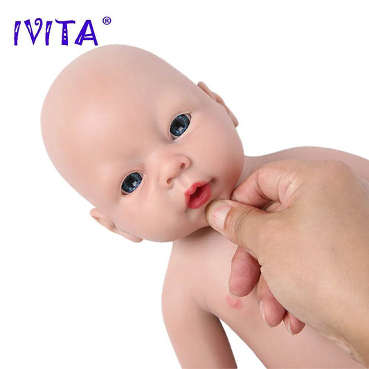 Lifelike 20-Inch 100% Silicone Reborn Baby Doll - IVITA WB1506 - ToylandEU