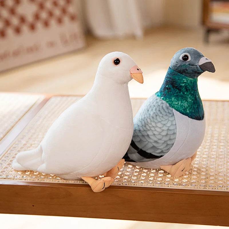 Lifelike 20cm Pigeon And Magpie Plush Toy For Home Decor - ToylandEU