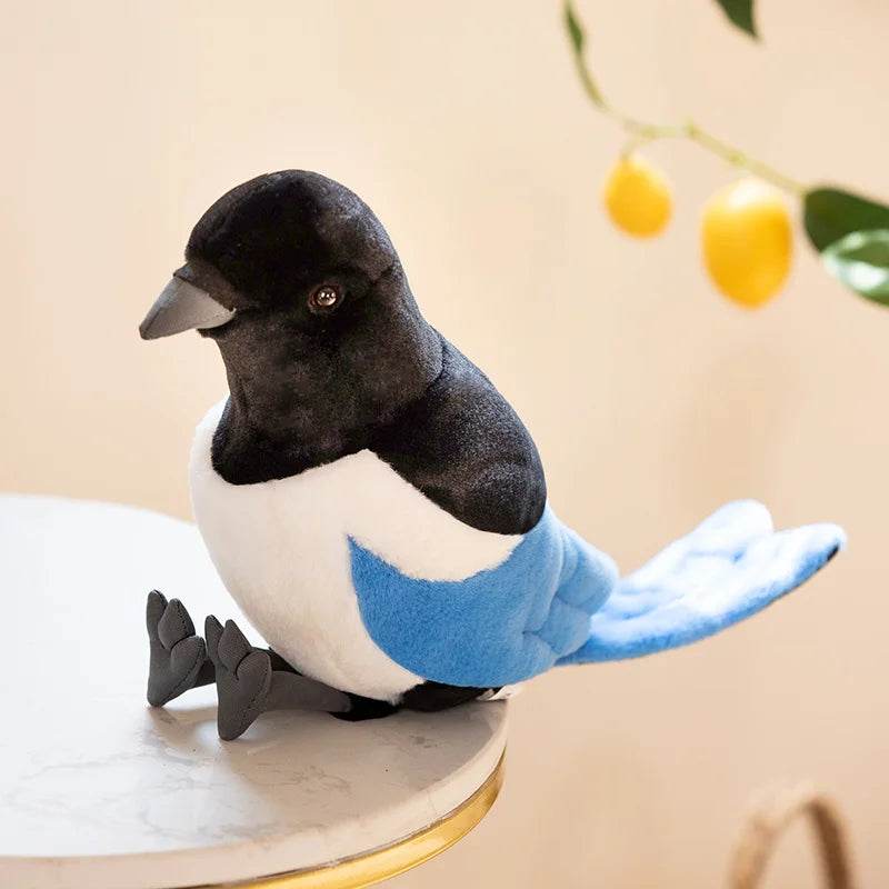 Lifelike 20cm Pigeon And Magpie Plush Toy For Home Decor - ToylandEU