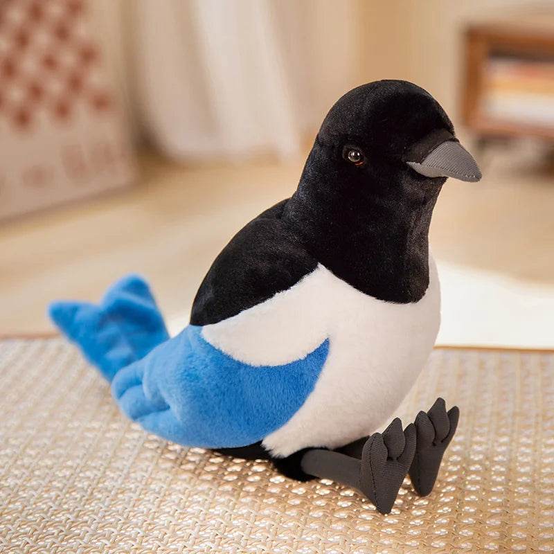 Lifelike 20cm Pigeon And Magpie Plush Toy For Home Decor - ToylandEU