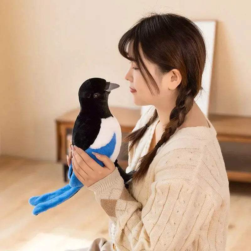  Lifelike 20cm Pigeon And Magpie Plush Toy Toyland EU -  ToylandEU™