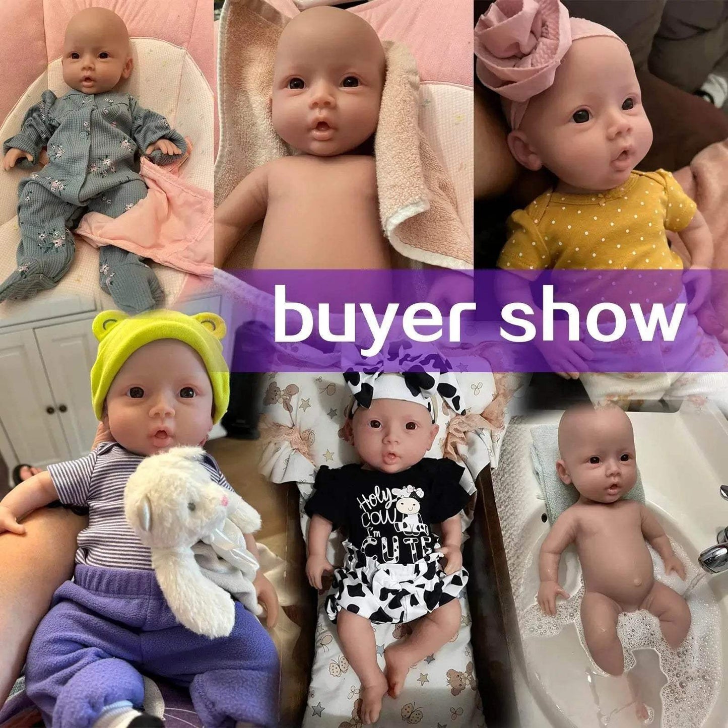 Lifelike 47cm Reborn Baby Girl Doll - Realistic Silicone Companion - ToylandEU