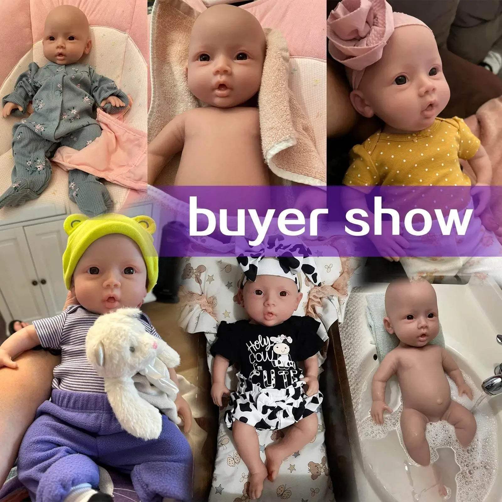 Lifelike 47cm Reborn Baby Girl Doll - Realistic Silicone Companion - ToylandEU