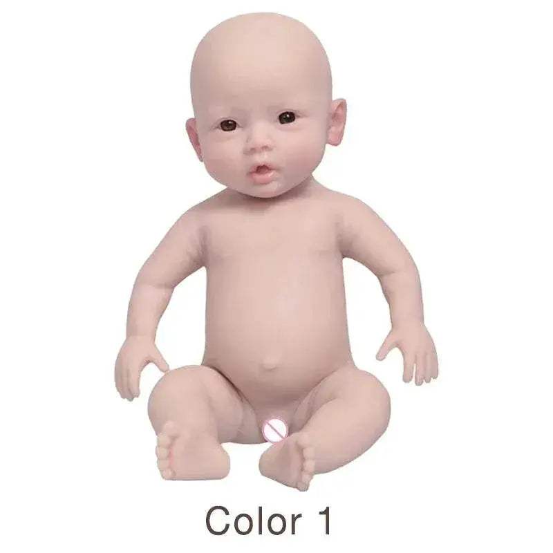 Lifelike 47cm Reborn Baby Girl Doll - Realistic Silicone Companion - ToylandEU