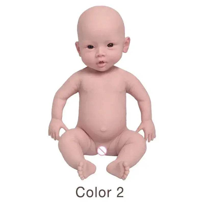 Lifelike 47cm Reborn Baby Girl Doll - Realistic Silicone Companion - ToylandEU