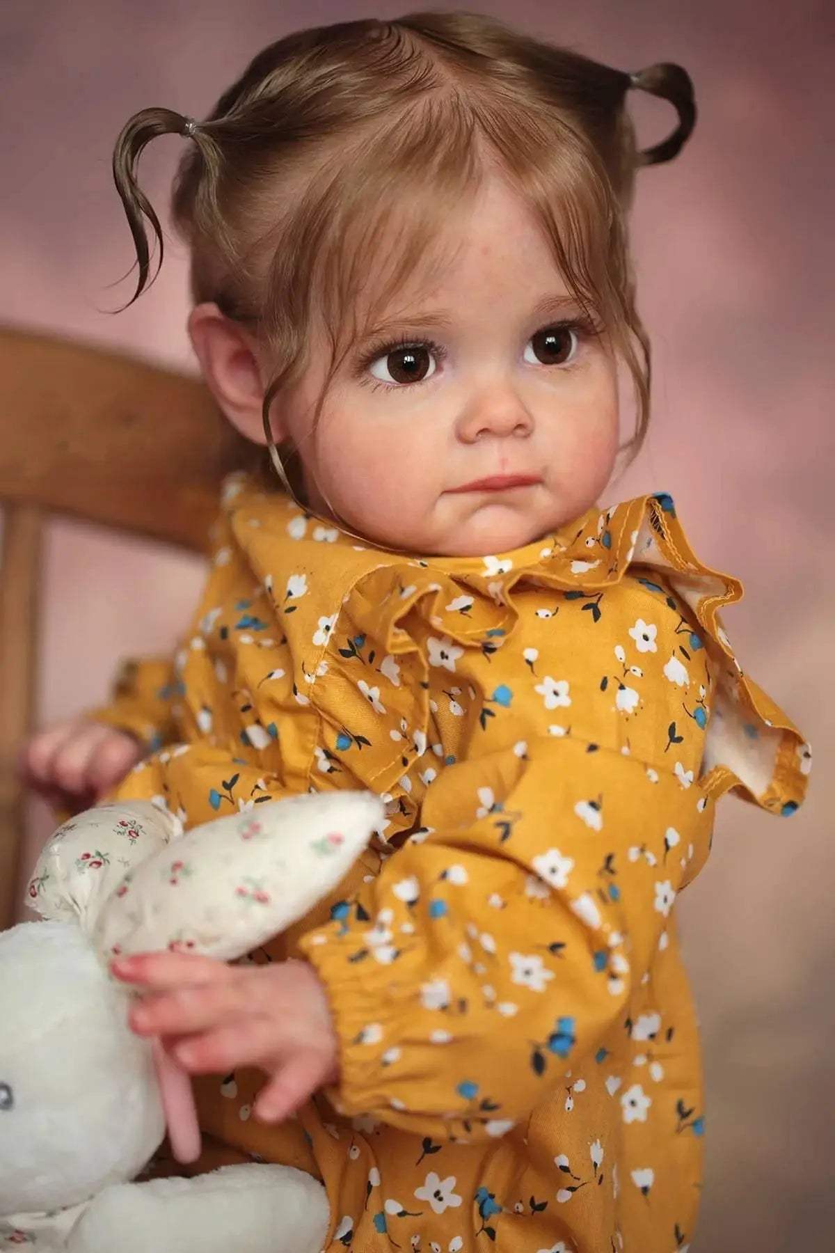 Reborn Baby Doll 60cm Hand Rooted Hair Soft Body -  ToylandEU™