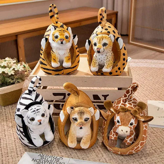 Lifelike Animal Plush Toys Set Premium Stuffed Animals - ToylandEU