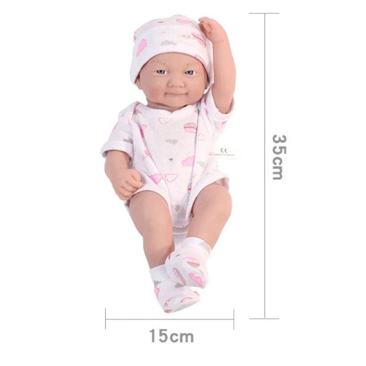 Lifelike Baby Dolls Full Body Reborn 35cm For Girls - ToylandEU