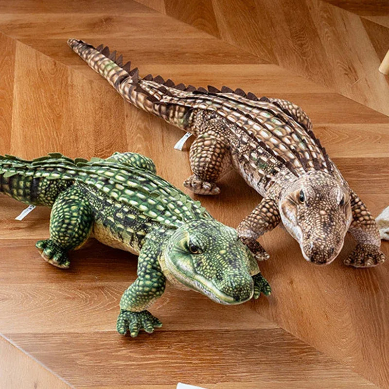 Lifelike Crocodile Plush Toy Realistic Details For Display Decor - ToylandEU