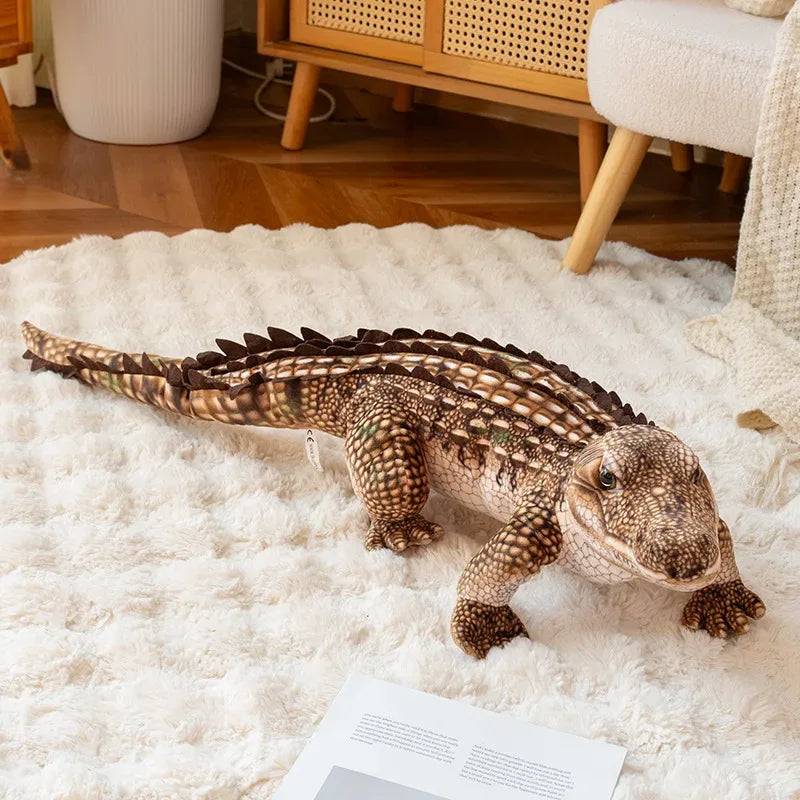Lifelike Crocodile Plush Toy Realistic Details For Display Decor - ToylandEU