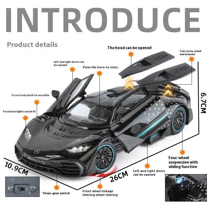  Lifelike Diecast Car Model 1 18 AMG One Toyland EU -  ToylandEU™