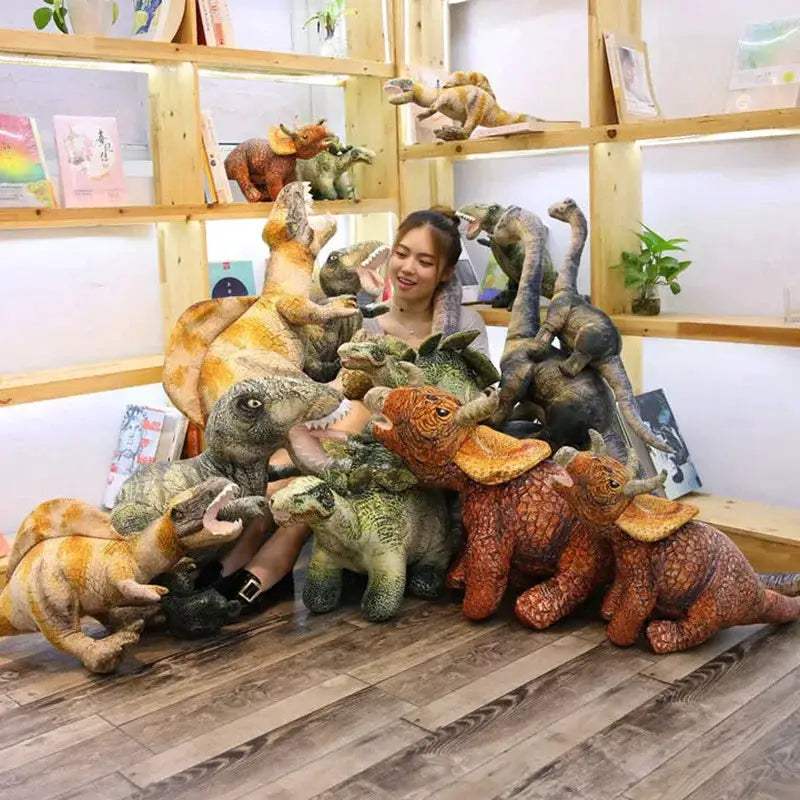 Lifelike Dinosaur Plush Toy Tyrannosaurus Rex Stuffed Animal - ToylandEU