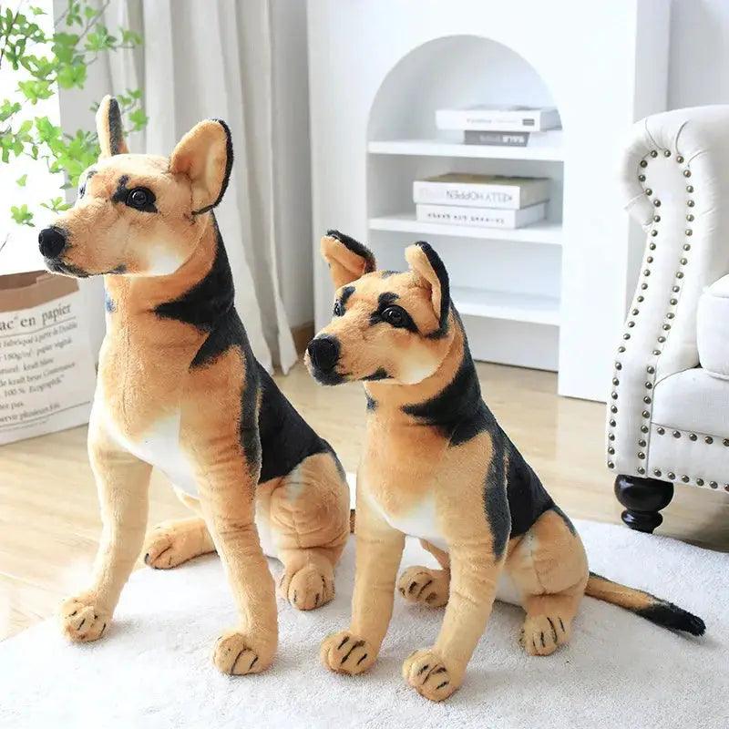  Lifelike Dog Plush Toy Realistic Posture For Home Decor -  ToylandEU™