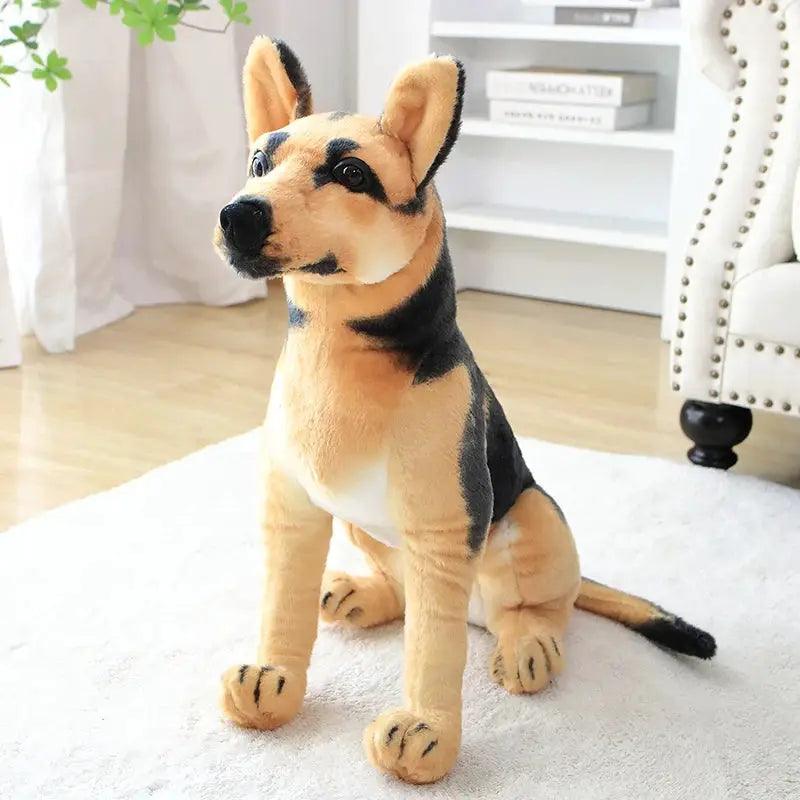  Lifelike Dog Plush Toy Realistic Posture For Home Decor -  ToylandEU™