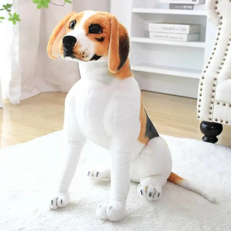  Lifelike Dog Plush Toy Realistic Posture For Home Decor -  ToylandEU™
