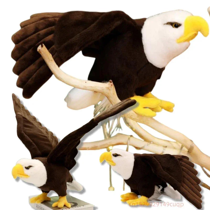 Lifelike Eagle Plush Toy With Giant Wings For Home Decoration - ToylandEU