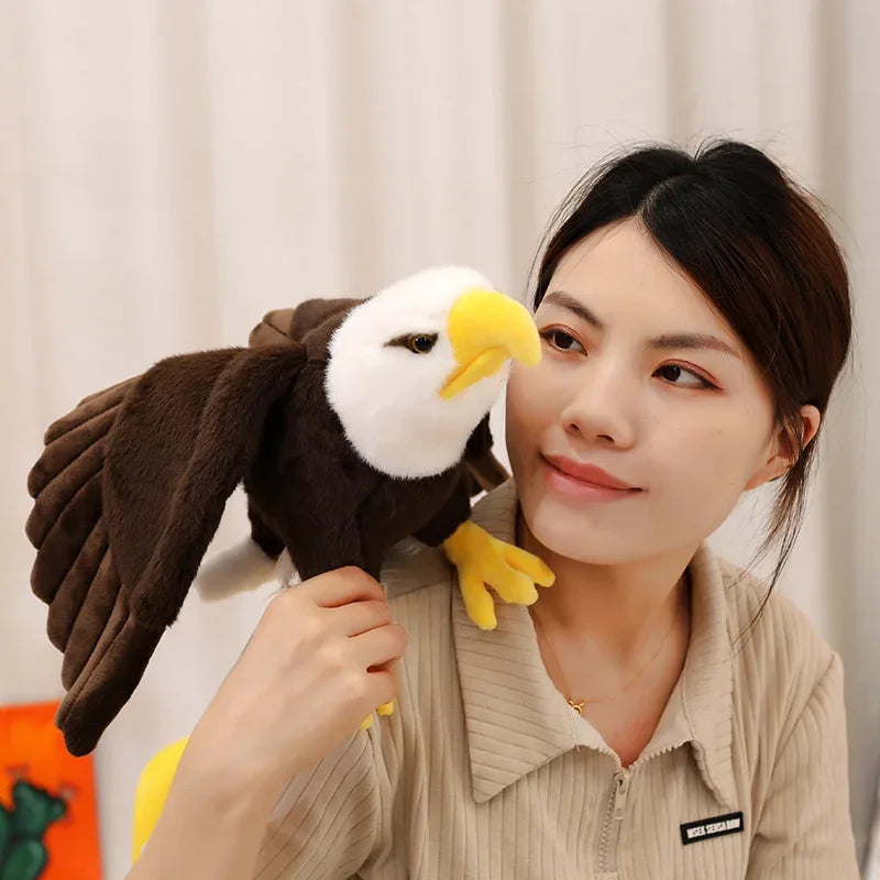 Lifelike Eagle Plush Toy With Giant Wings For Home Decoration - ToylandEU