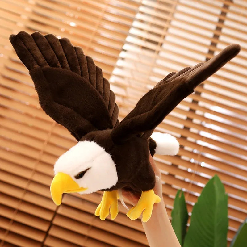 Lifelike Eagle Plush Toy With Giant Wings For Home Decoration - ToylandEU