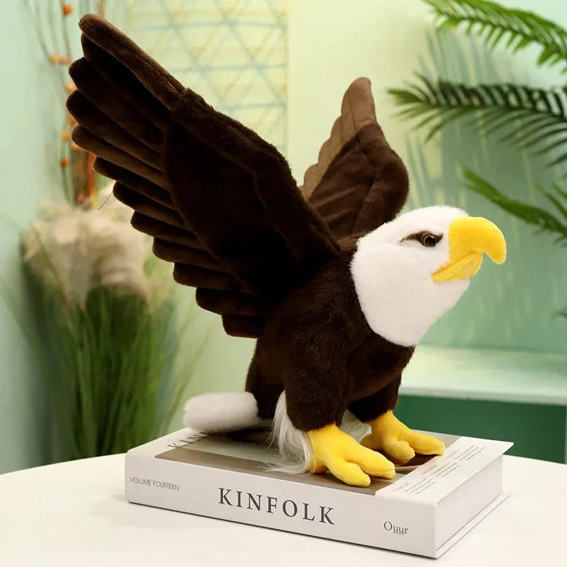 Lifelike Eagle Plush Toy With Giant Wings For Home Decoration - ToylandEU