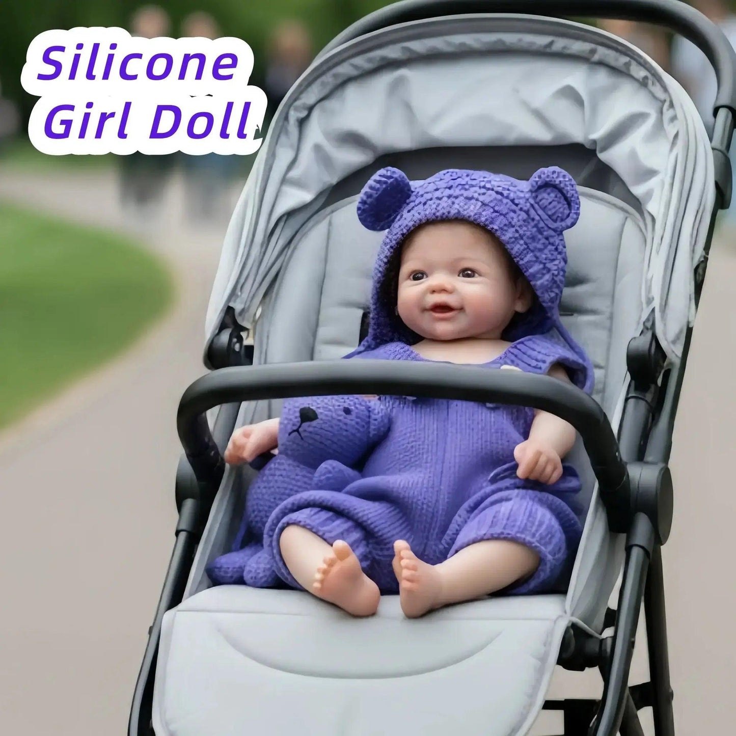  Lifelike Full Body Silicone Doll Rooted Hair Soft Touch -  ToylandEU™