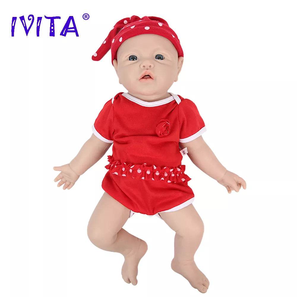 Lifelike Full Body Silicone Reborn Baby Doll - 16.92 Inches, 2.69kg - ToylandEU