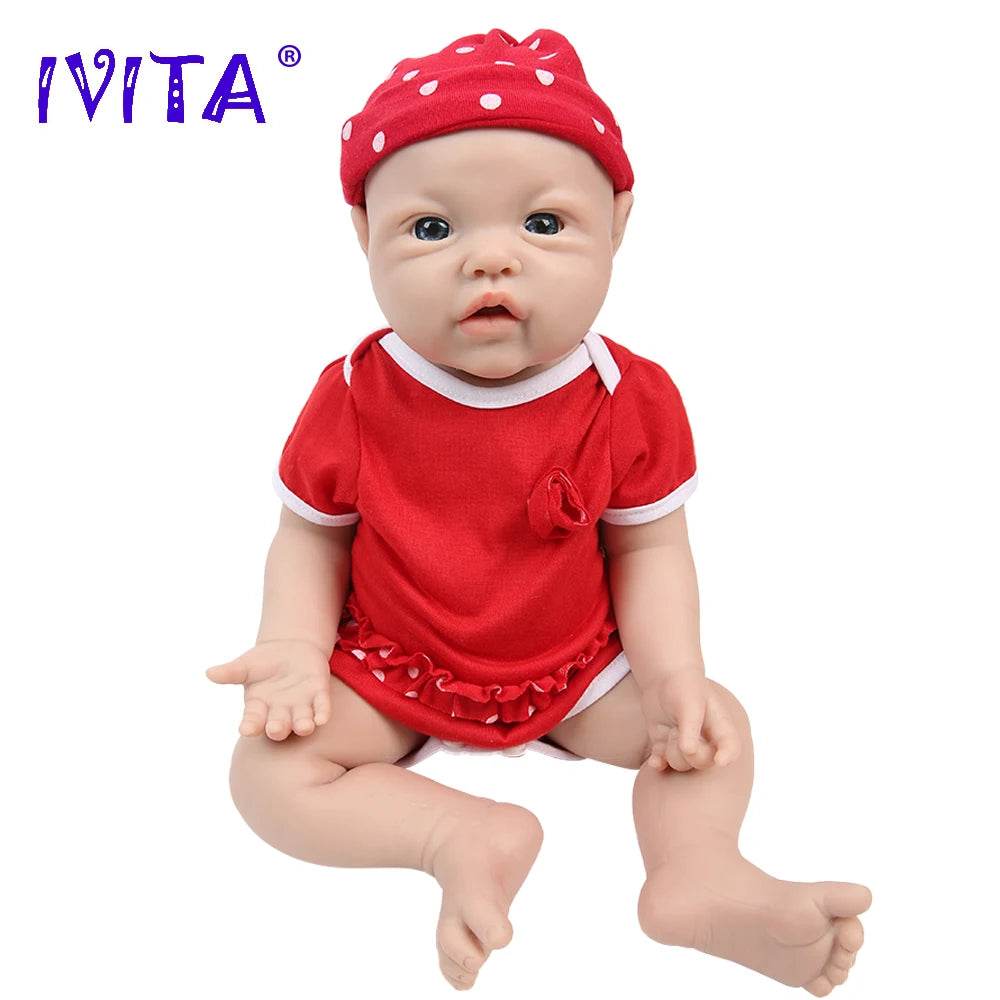 Lifelike Full Body Silicone Reborn Baby Doll - 16.92 Inches, 2.69kg - ToylandEU