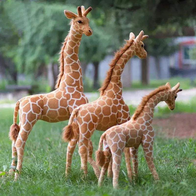 Lifelike Giraffe Plush Toy For Kids Large Soft Gift - ToylandEU