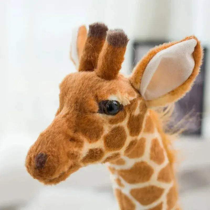 Lifelike Giraffe Plush Toy For Kids Large Soft Gift - ToylandEU