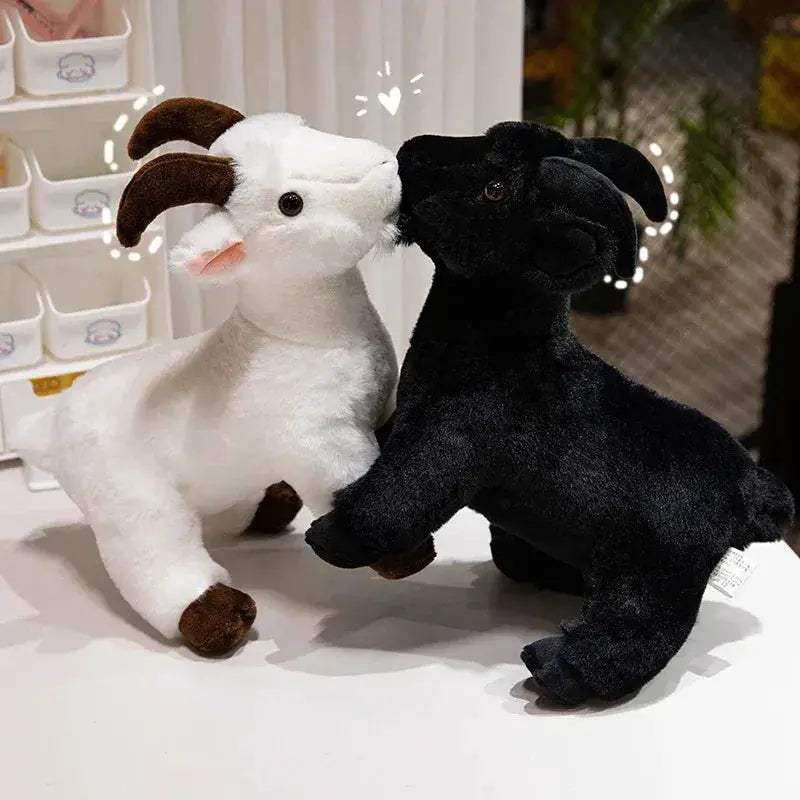Lifelike Goat Plush Toy for Kids Soft Cute Stuffed Animal - ToylandEU