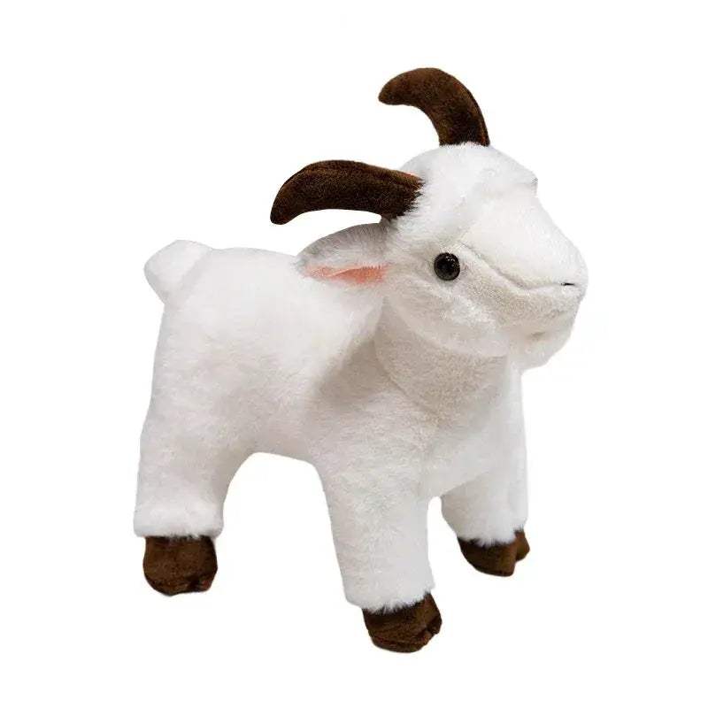 Lifelike Goat Plush Toy for Kids Soft Cute Stuffed Animal - ToylandEU