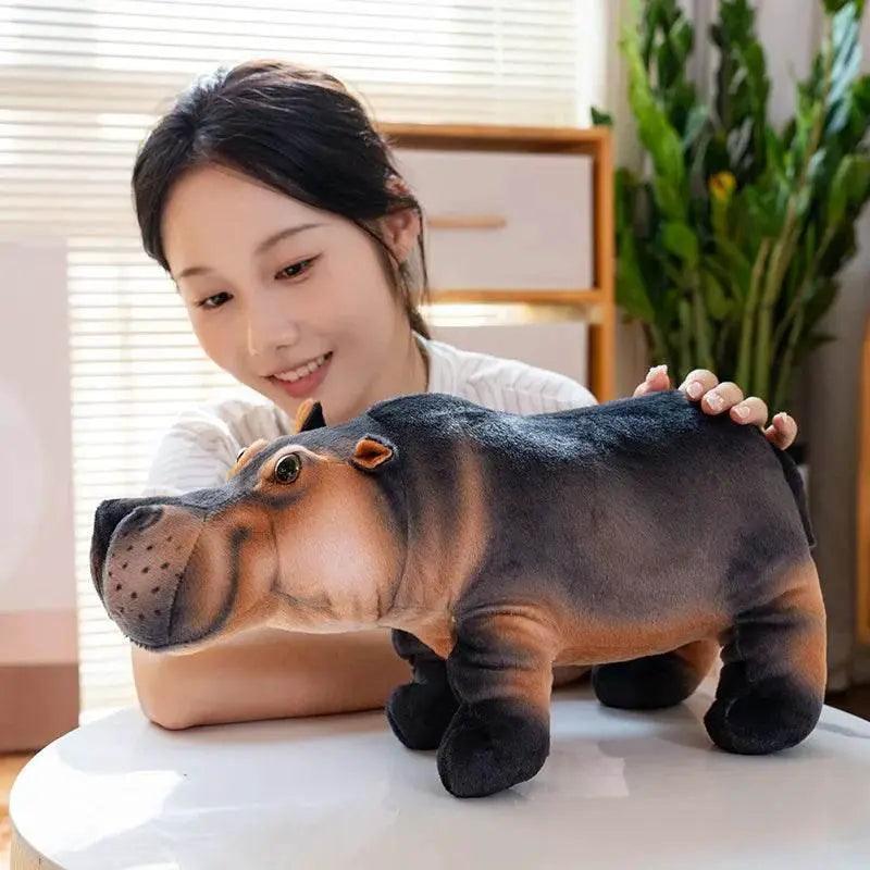  Lifelike Hippo Plush Toy 30cm Toyland EU -  ToylandEU™