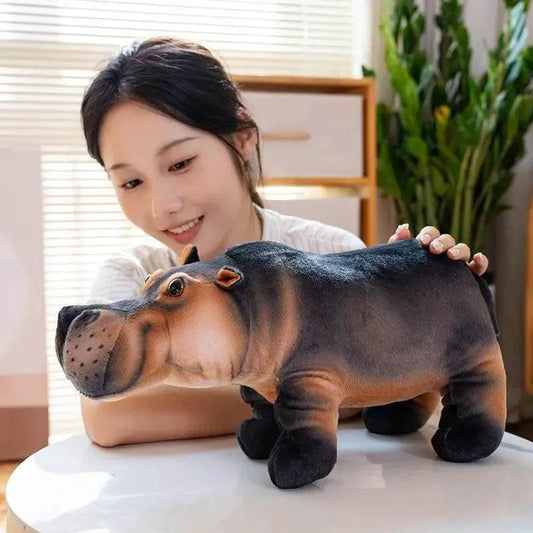  Lifelike Hippo Plush Toy 30cm Toyland EU -  ToylandEU™