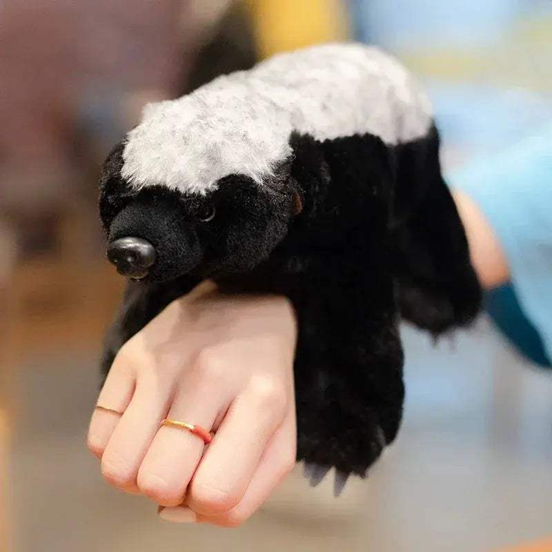 Lifelike Honey Badger Plush Toy Realistic Gift For Kids - ToylandEU