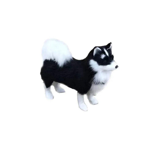Lifelike Husky Plush Toy for Realistic Home Decor and Gift - ToylandEU