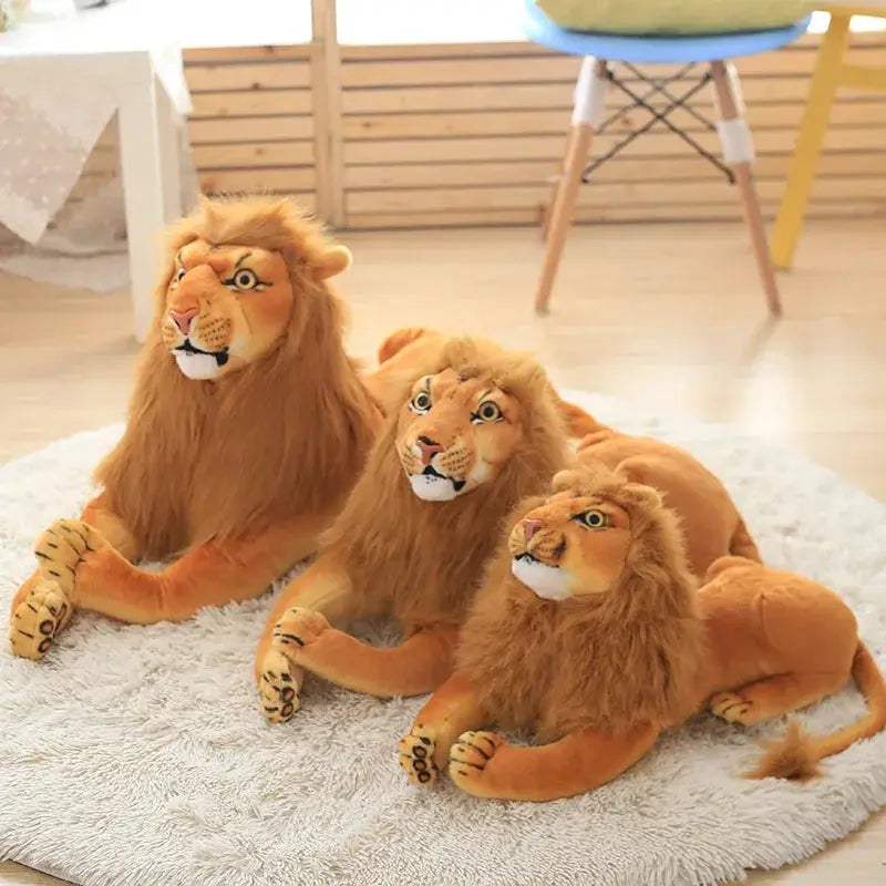  Lifelike Lion Plush Toy For Kids Stuffed Animal Doll -  ToylandEU™
