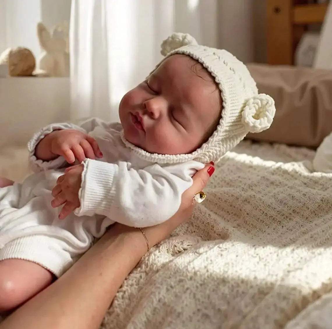  Lifelike Newborn Baby Doll Handmade Reborn 3D Skin -  ToylandEU™