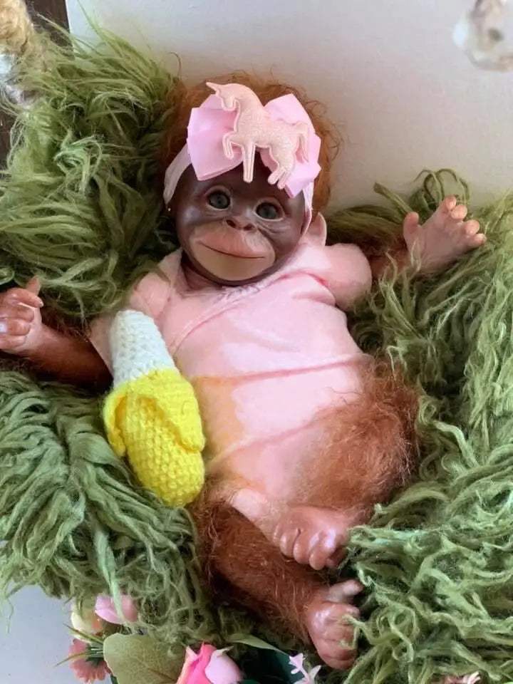  Orangutan Baby Plush Doll Lifelike Soft Touch Toy -  ToylandEU™