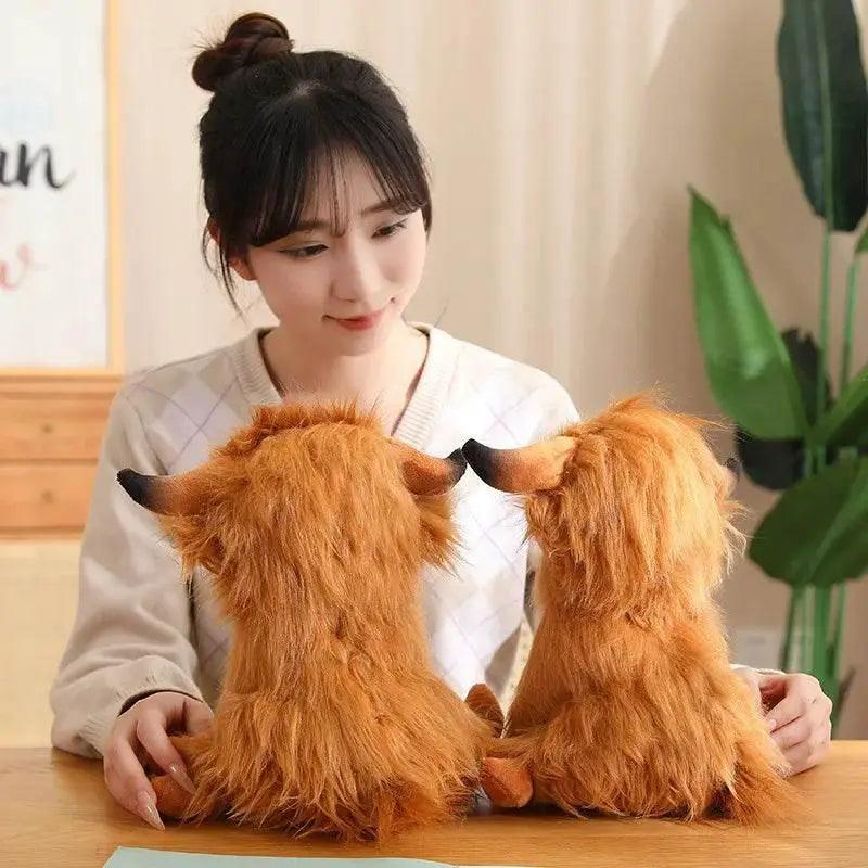  Lifelike Plush Cow Plush Toy 30cm Toyland EU -  ToylandEU™