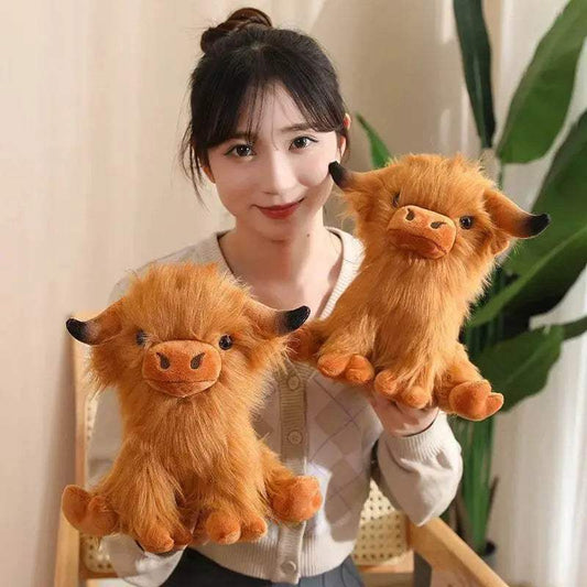  Lifelike Plush Cow Plush Toy 30cm Toyland EU -  ToylandEU™