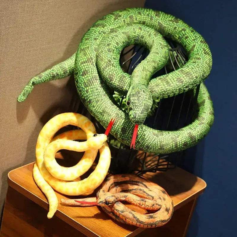 Lifelike Plush Snake Toy For Kids Gift And Home Decor - ToylandEU